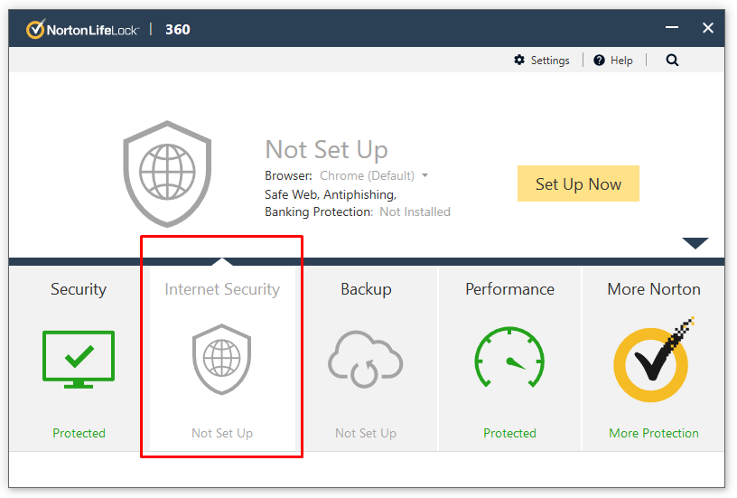 Mengaktifkan Norton Internet Security Browser Extension