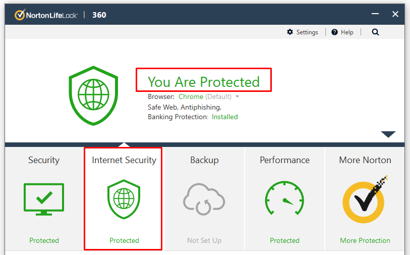 Mengaktifkan Norton Internet Security Browser Extension